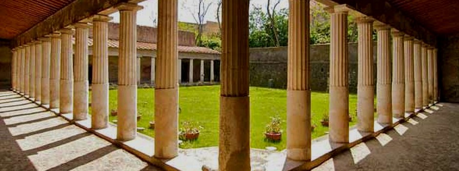 Oplontis: Villa Poppée, le Peristyle