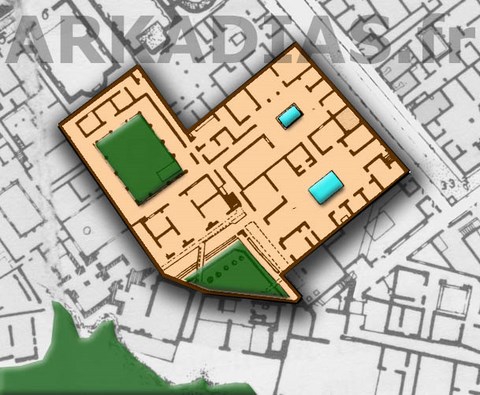 Plan Maison L.Aelius Magnus   Pompei