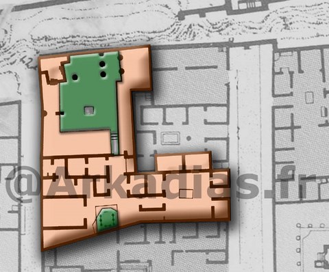 Plan maison de Apollon Pompei