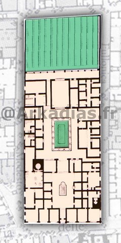 Plan Maison de Pansa Pompei