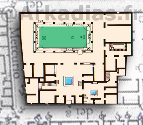 Plan Maison des Vettii Pompei