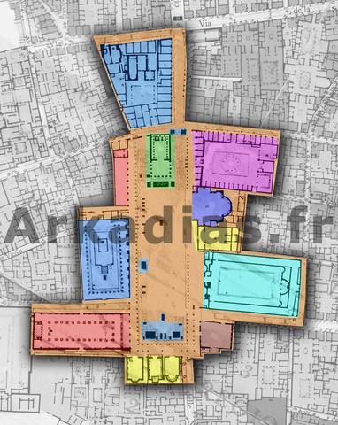 Plan du Forum à Pompei