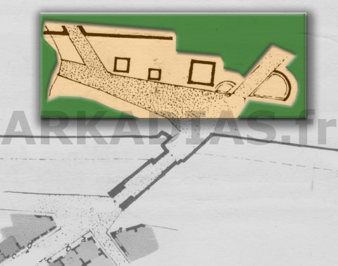 Plan Necropole de Porte Nolae Pompei