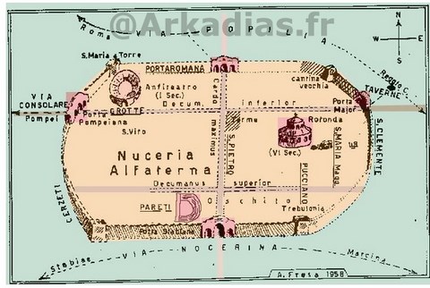 Plan ancienne Nuceria