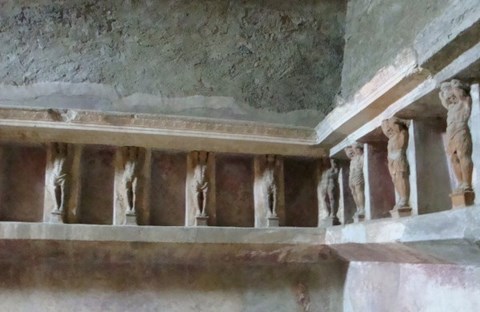 Plan Thermes Forum Pompei