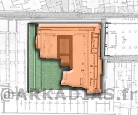 Plan du Temple de Venus a Pompei