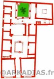 Plan maison du Poete Tragique a Pompei